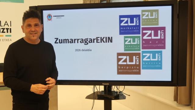 Mikel Serrano alkatea, aurkezpen ekitaldian.