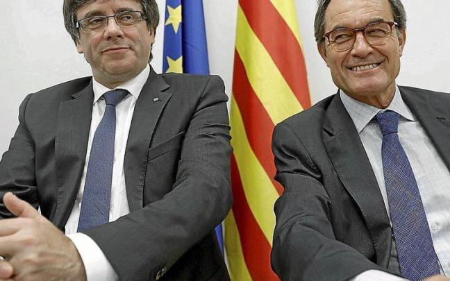 Carles Puigdemont y Artur Mas