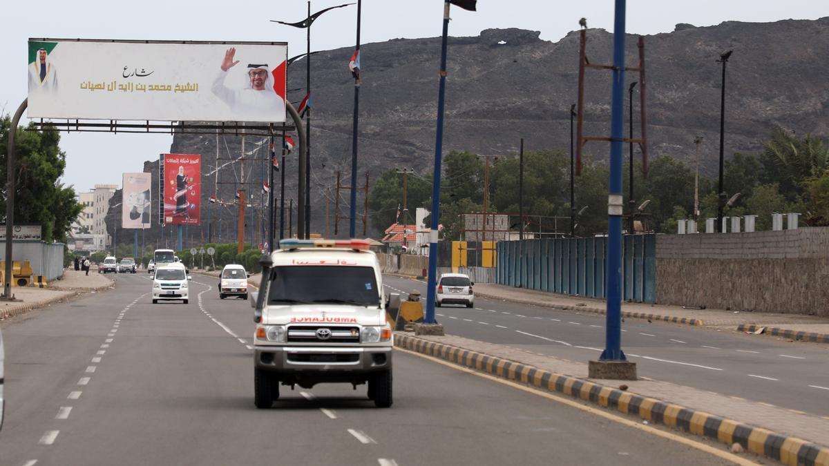 Ambulancia en Riad, Arabia Saudí.