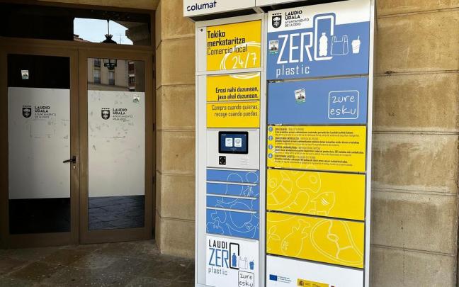 Una de las taquillas inteligentes colocadas en Laudio