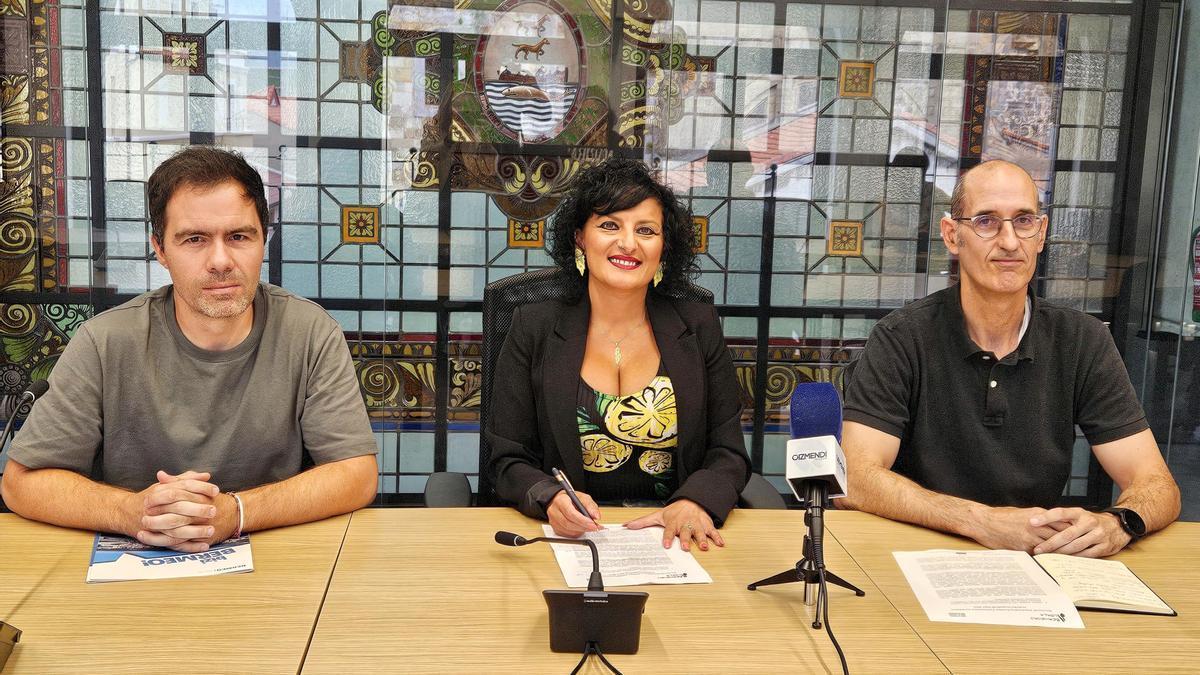 La alcaldesa, Nadia Nemeh Shomaly, y el concejal de Urbanismo, Zigor Uriondo Arrue, han presentado las líneas de actuación esta mañana