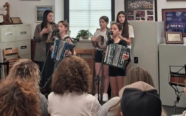 Una de las imágenes que ha dejado esta semana el ciclo Apirilean Musika.