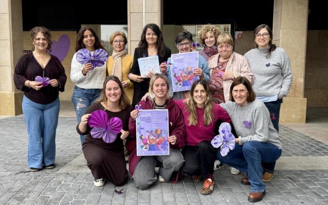 Presentación del programa en torno al 8M de Zarautz.