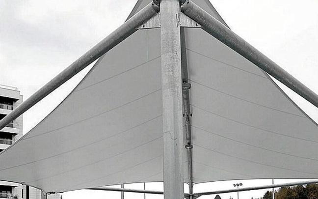 Plaza Arteleku en Txomin-Enea. | FOTO: IKER AZURMENDI