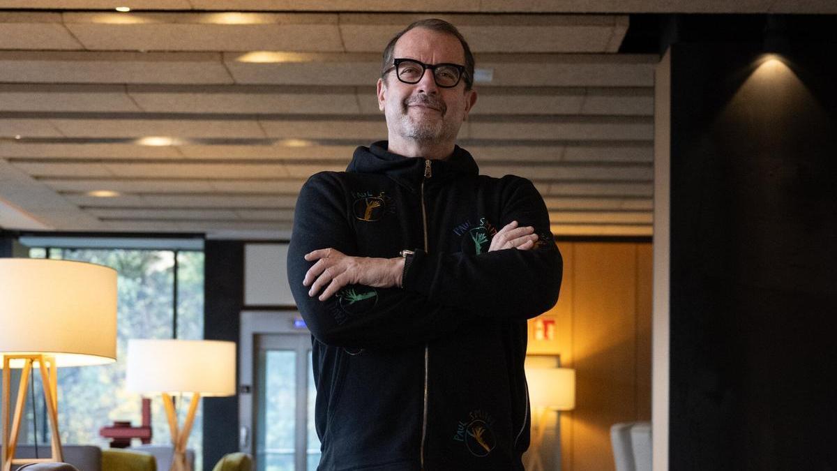 Xavier Cazaubon posa en el Hotel Occidental de Bilbao.