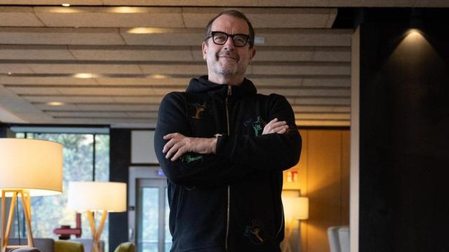 Xavier Cazaubon posa en el Hotel Occidental de Bilbao.