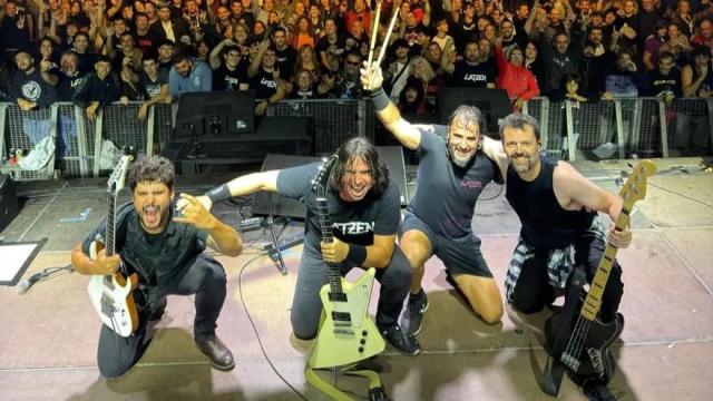 La banda oñatiarra Latzen en un concierto.