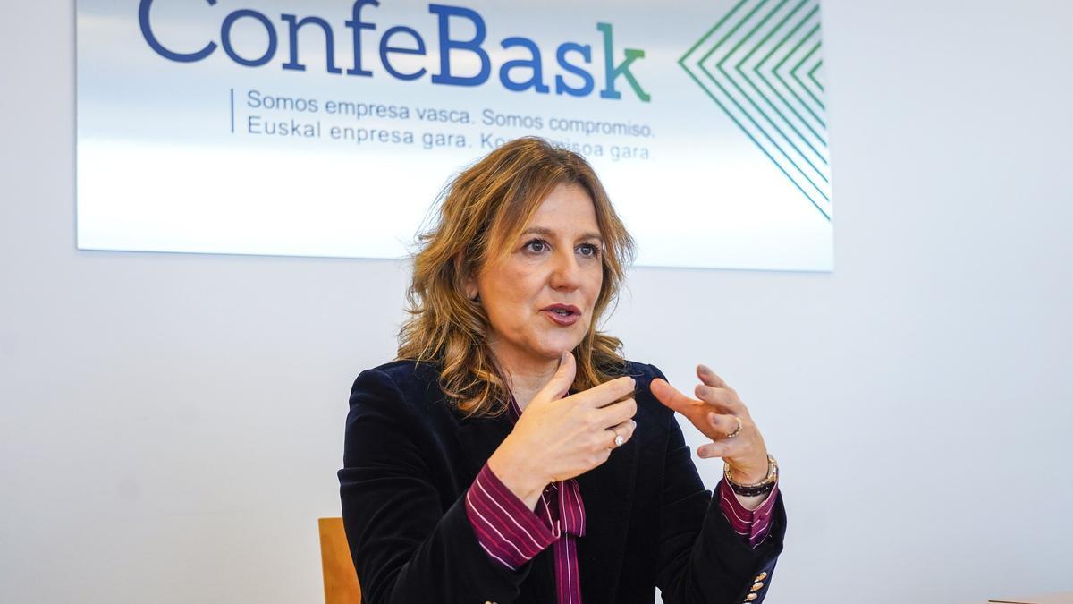 Tamara Yagüe, presidenta de Confebask.