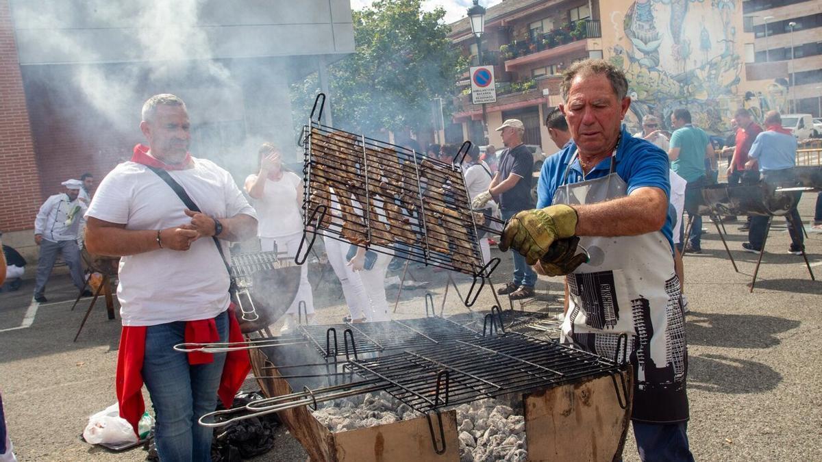 Costillada popular de las Fiestas de Huarte.