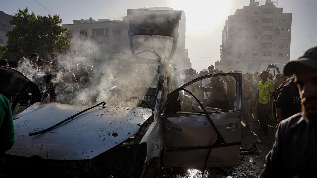 Imagen del ataque contra la población civil en Gaza