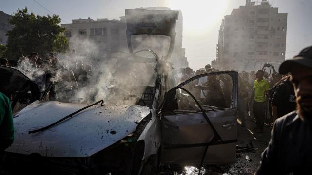 Imagen del ataque contra la población civil en Gaza