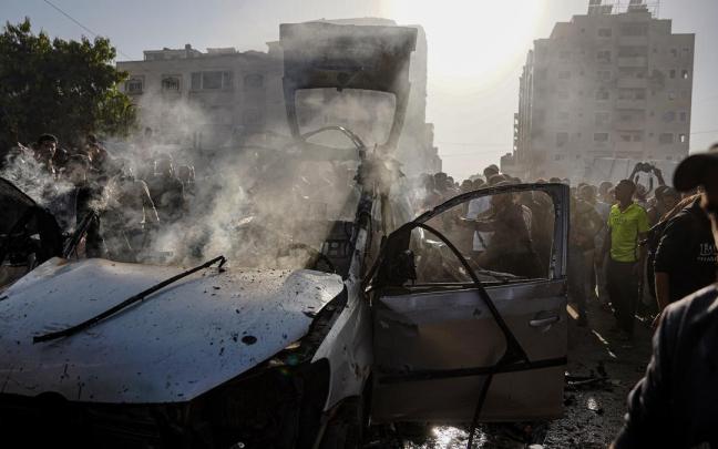 Imagen del ataque contra la población civil en Gaza