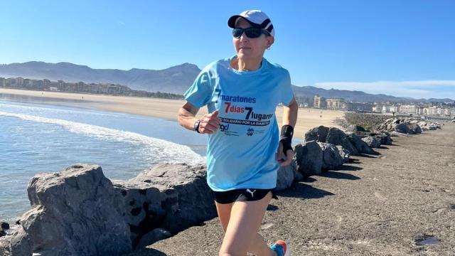 El reto '7 maratones en 7 días' llegará a Bizkaia con la atleta Ana Isabel Pineda