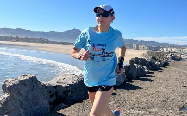 El reto '7 maratones en 7 días' llegará a Bizkaia con la atleta Ana Isabel Pineda