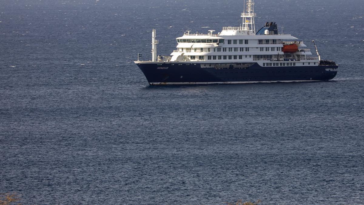 El crucero 'MV Hondius'