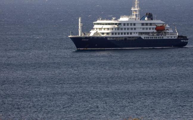 El crucero 'MV Hondius'