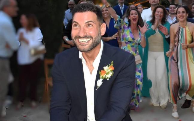 Stephane Soriano, celebrando su boda. / Instagram (@stesorgo) Stephane Soriano, celebrando su boda.