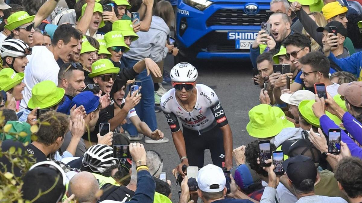 Del Toro, en uno de sus ataques.