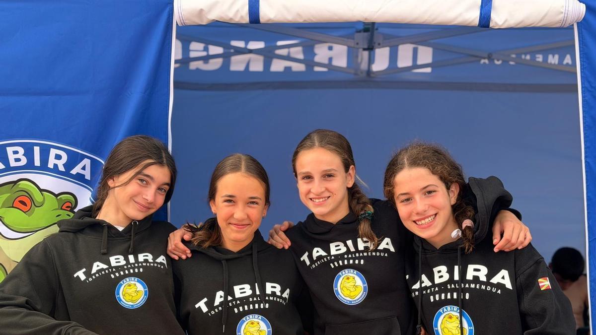 Deportistas del conjunto durangarra