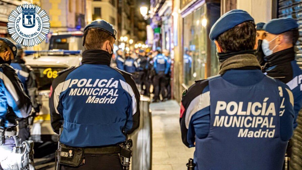 Agentes de la Policía Municipal de Madrid.