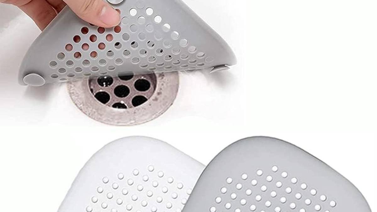 Cubre desagüe de silicona.