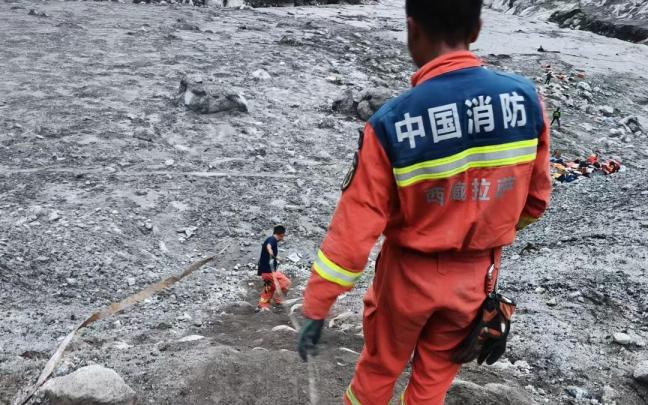 Labores de rescate en Nepal.