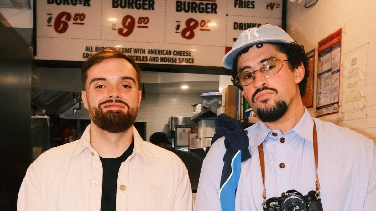 El streamer Ibai Llanos junto a Bad Bunny