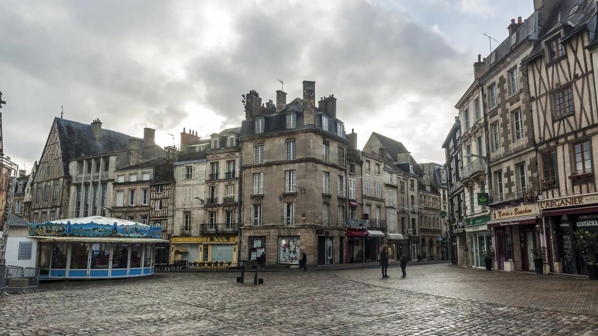 Vista del centro de la ciudad de Poitiers