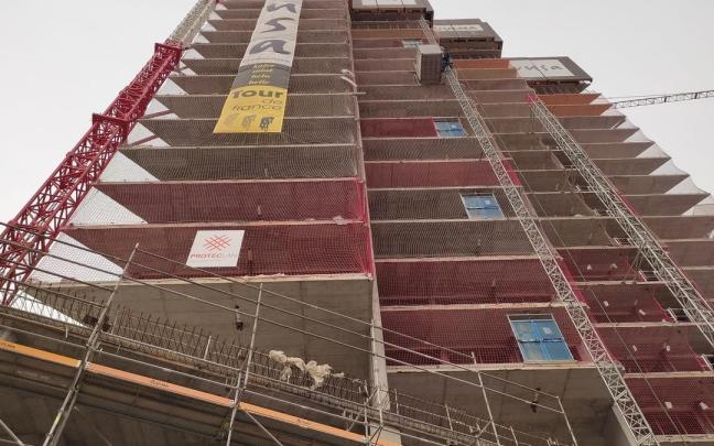 Edificio en construcción.