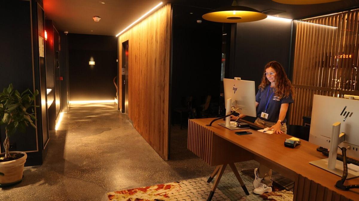 Recepción del nuevo alojamiento.