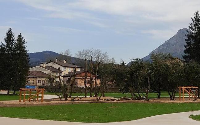 El parque de Ganondo fue mejorado con este proceso