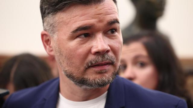 El portavoz de ERC en el Congreso, Gabriel Rufián.