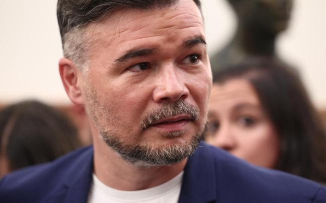 El portavoz de ERC en el Congreso, Gabriel Rufián.