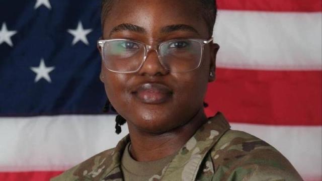 La soldado de primera clase Mariyah Symone Collington, de 19 años.