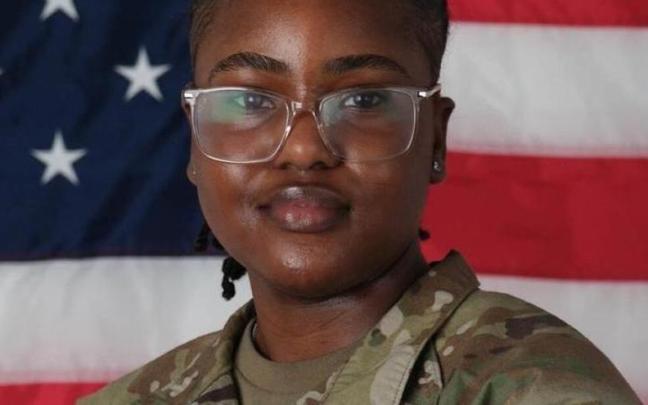 La soldado de primera clase Mariyah Symone Collington, de 19 años.