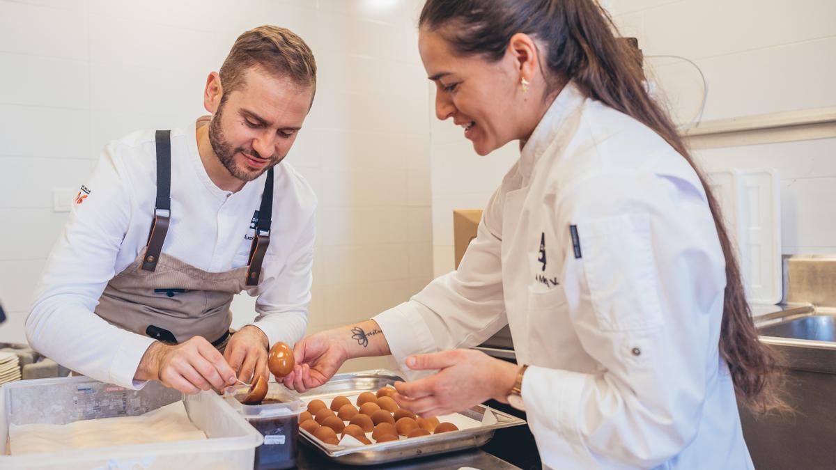 Axel Smyth y Claudia Merchán, del restaurante Simpar.