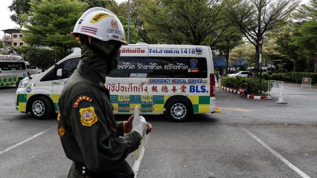 Imagen de archivo de un policía tailandés.