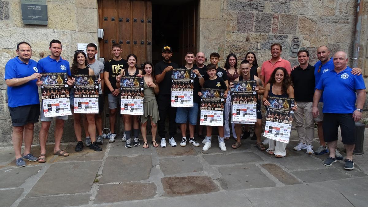 Presentación de la Noche del Boxeo de Ordizia de este año.