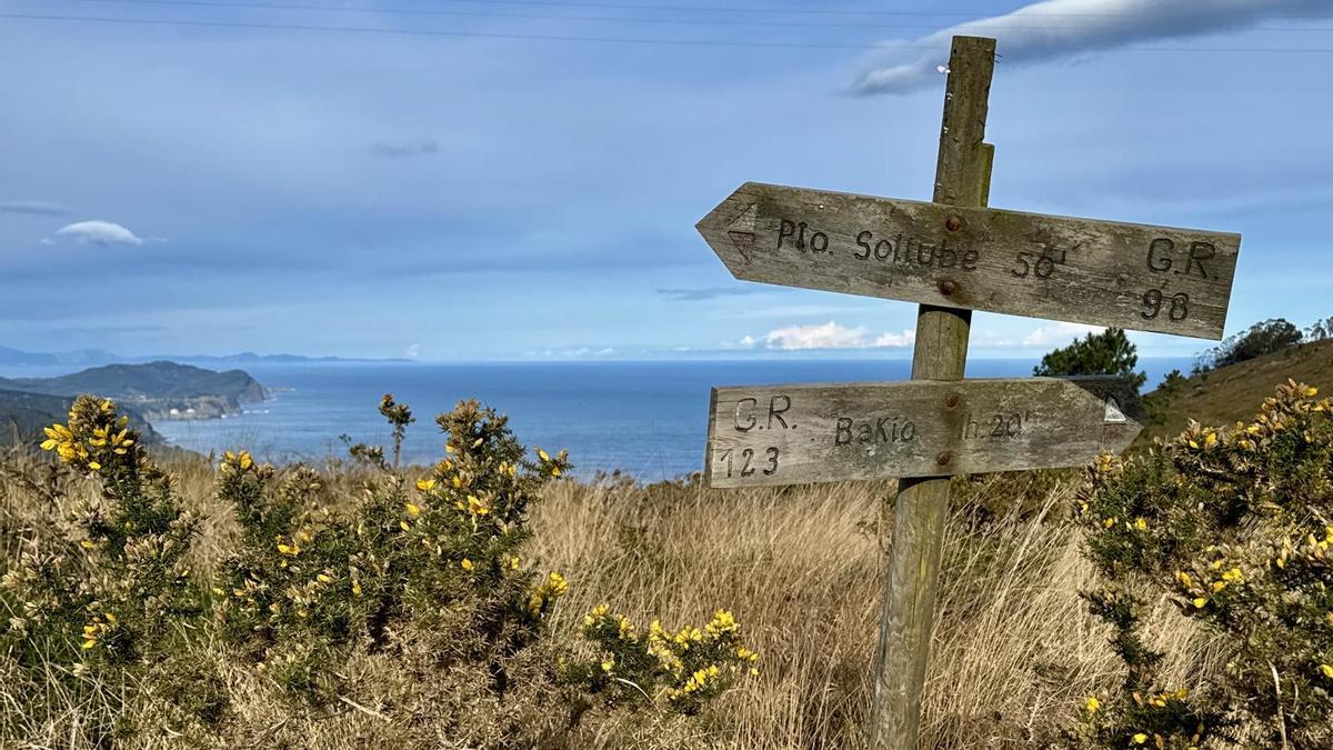 La ruta esta perfectamente marcada