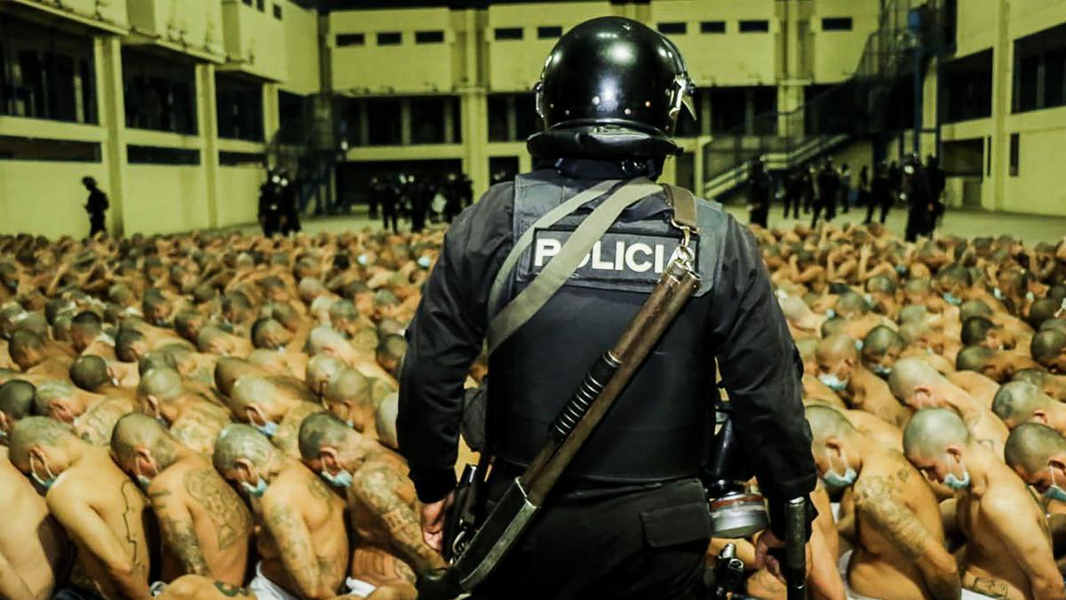 Cárcel en El Salvador.