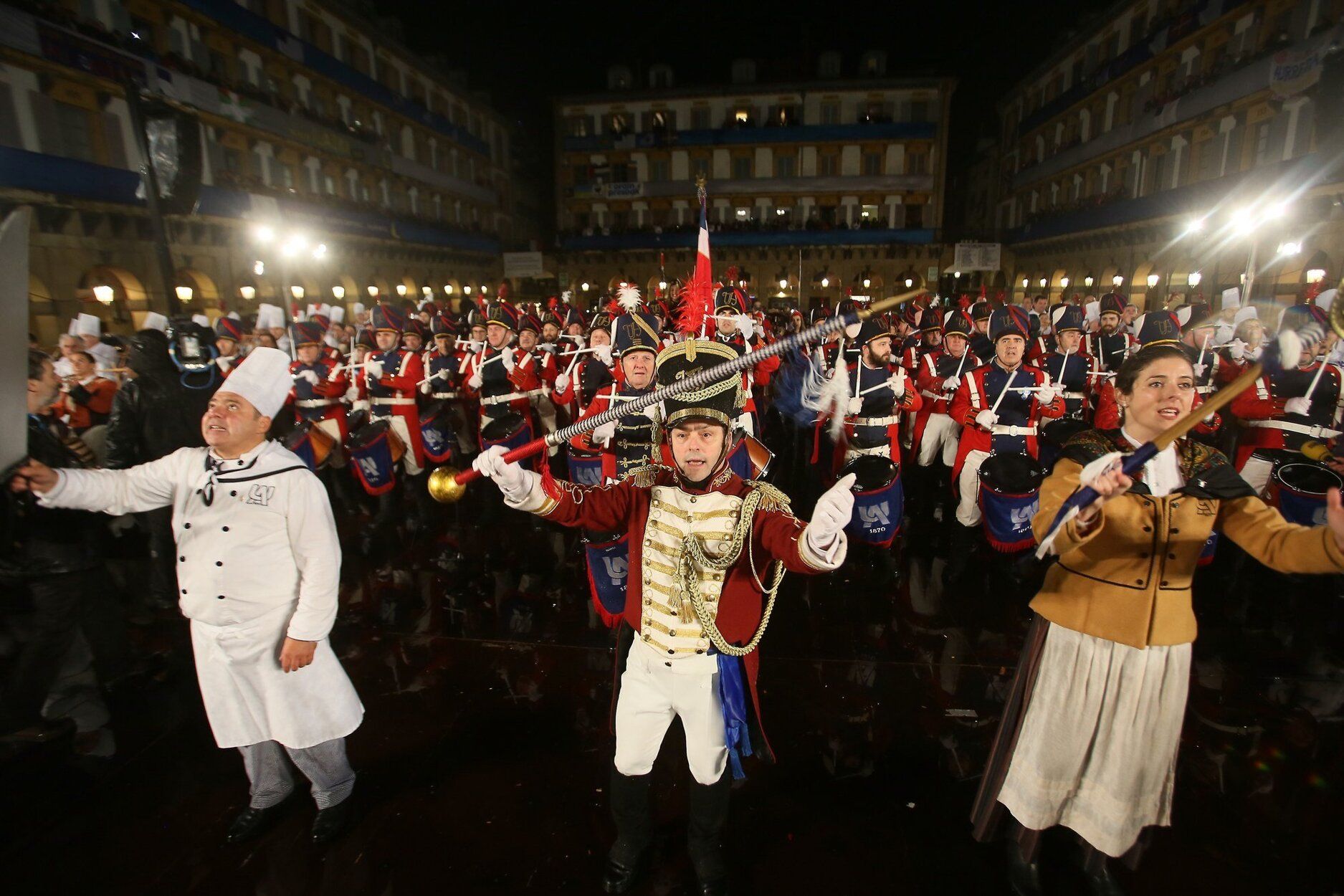 Ambiente de la arriada.