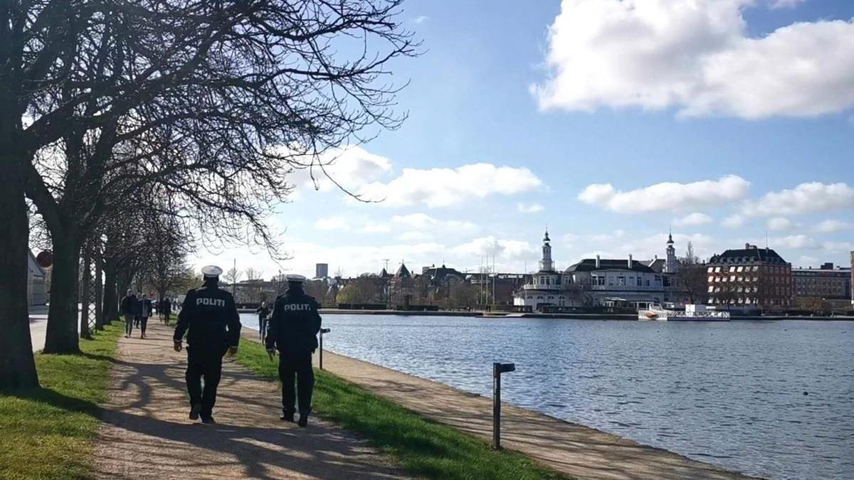 Patrulla de la Policía en Copenhague en una imagen de archivo.