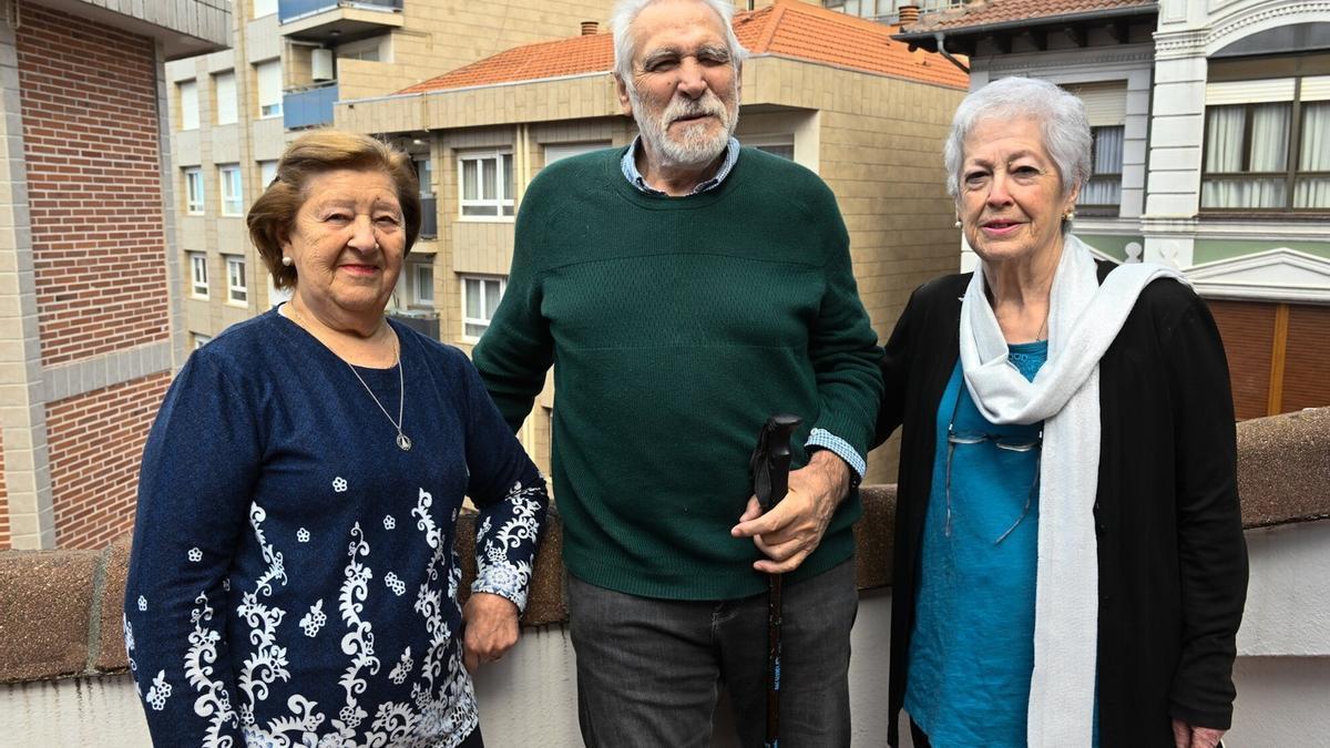 Leonor Calvo García, Antonio Alcalde Lomas y Maite López de Vergara.