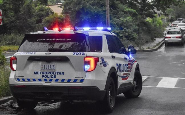 Un vehículo policial en Washington, en una imagen de archivo. Un vehículo policial en Washington, en una imagen de archivo.