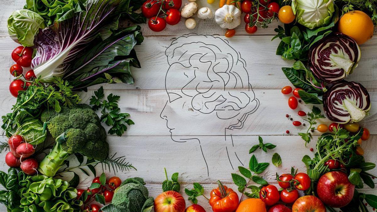 Una selección de alimentos indicados para cuidar la salud del cerebro