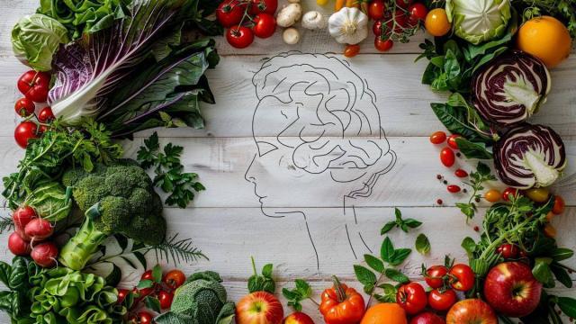 Una selección de alimentos indicados para cuidar la salud del cerebro
