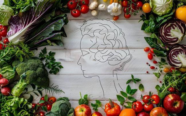 Una selección de alimentos indicados para cuidar la salud del cerebro