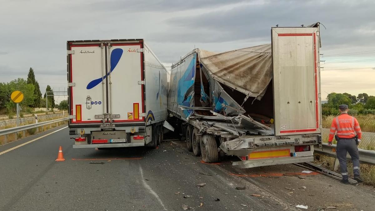 Imagen del lugar del accidente. Foto: Policía Foral