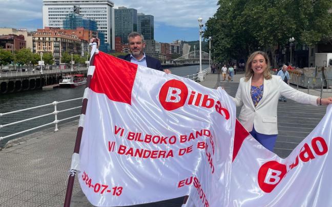 La Concejala de Juventud y Deporte en el Consistorio bilbaino, Itxaso Erroteta, y el presidente de la ACT, Borja Rodrigo La Concejala de Juventud y Deporte en el Consistorio bilbaino, Itxaso Erroteta, y el presidente de la ACT, Borja Rodrigo