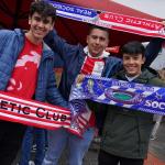 Gran ambiente en Bilbao antes del derbi Athletic - Real Sociedad RUBEN PLAZA